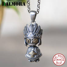 BALMORA-colgante de plata de ley 100% para hombre y mujer, colgante de los indios con personajes de dibujos animados, joyería de plata sin cadena 2024 - compra barato