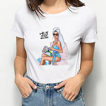 Camisetas De Estilo de vacaciones bohemias para mujer, ropa estética, Top de manga corta, tendencia exquisita de Rusia 2021 2024 - compra barato