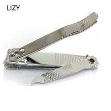 LIZY-cortaúñas profesional de acero al carbono, cortador de dedos, Tijera para cutículas, herramienta de manicura, pedicura 2024 - compra barato