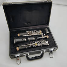 Professional Clarinet  C Tune Ebony Wood  or Bakelite Sliver Plated Keys With Mouthpiece Free Shipping 2024 - buy cheap