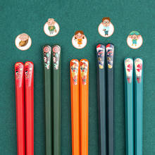 5 pares de palillos de aleación Kawaii, palillos hechos a mano para Sushi, juego de palillos de estilo japonés, palillos de cocina 2024 - compra barato