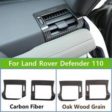 Novo!!! Adesivo de fibra de carbono para decoração, quadro decorativo para land rover defender 110, 130, 2020, acessórios para carro 2024 - compre barato