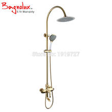 Vidric Promotion Wholesale High Quality Luxurious Bathroom Cold and Hot Shower System With Round Rain Shower Head And Hand Showe 2024 - buy cheap