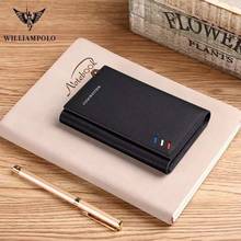 Genuine Leather RFID Card Package slim Credit Card Holder wallet Mini Card Case original design  new fashion 2024 - buy cheap