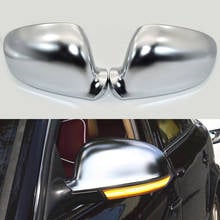 For VW for Golf 5 GTI Jetta MK5 2006 2007 2008 2009 Car Auto Replacement parts Rearview Side Wing Mirror Cover Chrome 2024 - buy cheap