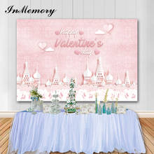 InMemory Valentine's Day Photography Background Castle Love February 14 Valentine Backdrops For Photo Studio Photocall 2024 - buy cheap