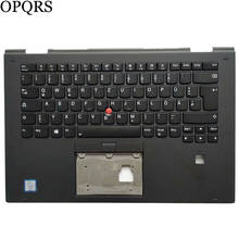 Nuevo teclado alemán para Lenovo ThinkPad X1 Yoga 2ª generación, Teclado retroiluminado GR con reposamanos SM10M69727 2024 - compra barato
