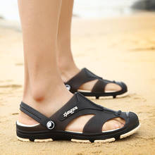Sandalias de verano para hombre, zuecos antideslizantes para jardín, calzado transpirable, Chanclas de playa, zapatos de secado rápido 2024 - compra barato