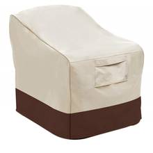 Cubiertas impermeables para sillas de Patio a prueba de polvo, cubiertas para asientos profundos, cubiertas resistentes y impermeables para Muebles De Jardín de césped al aire libre (L 2024 - compra barato