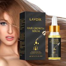 LAVDIK-suero de crecimiento rápido del cabello, aceite esencial para evitar la pérdida de cabello, líquido dañado, reparación profunda del cabello, TSLM2 2024 - compra barato