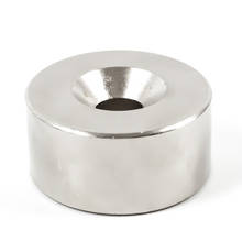 Wangyatian 1pc 40 x 20 mm Hole 10mm N35 Super Powerful Strong Round NdFeB Neodymium Disc Magnets Dia Rare Earth Magnet 40*20-10 2024 - buy cheap