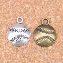20pcs Charms baseball 15x15mm Antique Pendants,Vintage Tibetan Silver Jewelry,DIY for bracelet necklace 2024 - buy cheap
