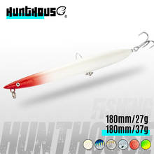 Hunthouse-señuelo de pesca de lápiz flotante, 180mm, 27/37g, cebos duros de sandeel para aguja stickbait LW502 2024 - compra barato