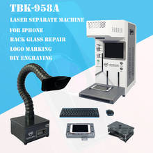 Máquina de separação automática de laser, para iphone onex, 8-12, 12pro, max, cobertura preta, vidro, separado, ferramentas de marcação e gravação a laser 2024 - compre barato