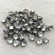 100pcs 6mm Anti scratch claw rhinestone,Sew on stones Crystal No glass rhinestones DIY Clothes & Accessories parts -B850 2024 - buy cheap