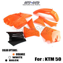 Cool Fairing Body Plastic Cover Kit Orange Set Fender OEM New For KTM SX 50CC 50 50SX SENIOR JUNIOR JR SR 2024 - buy cheap