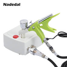 Nasedal Dual-Action Airbrush Spray Gun Airbrush Compressor Kit Airbrush for Nail Art Makeup Tattoo Model Cake Car paint 2024 - buy cheap