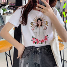 Camiseta de Lana Del Rey para mujer, ropa de estética ulzzang kawaii, de pareja, blanca, Blanca 2024 - compra barato