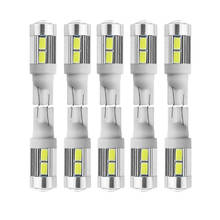 10x T10 W5W Car LED Signal Bulb Interior Light 12V Super Bright Auto Dome Reading License Plate Trunk Wedge Side Luggage Lamp 2024 - buy cheap
