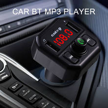 FM-передатчик, Aux-модулятор, Bluetooth-совместимый автомобильный комплект громкой связи, автомобильный аудиоплеер, mp3-плеер с 3,1a двойным USB, автомобильное быстрое зарядное устройство 2024 - купить недорого