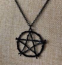 Regalrock Gothic Black Thorns Pentagram Necklace Steampunk Branch Witchcraft Amulet Pendant Fashion Hot Charm Punk Jewelry 2024 - buy cheap