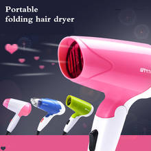 1300W Mini Size Foldable Hair Blower EU Plug Traveller Household Electric Hair Dryer With Collecting Nozzle Low Noise dryer D40 2024 - buy cheap