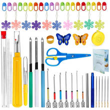KAOBUY 59 PCS Stitching Punch Needle Punch Needle Embroidery Kit with Embroidery Tools Kits for DIY Sewing Cross Stitching 2024 - buy cheap