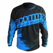 2019 Mens Limit Moto Jersey DH MX BMX Mountain Bike SE Pro moto/Motocross ATV Cross-Country Racing moto Breathable Shirt Blue 2024 - buy cheap