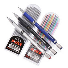Lápis automático kawaii, lápis mecânico 2.0mm 2b para escrita lápis lapelos material escolar 2024 - compre barato