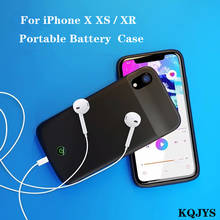Kqjys-capa de carregamento inteligente com bateria externa, 5000mah, para iphone x, xs, capa para carregar bateria 2024 - compre barato
