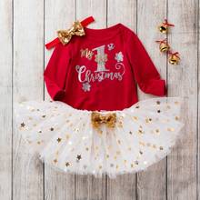 Infant Girls Tutu Dress Headband Newborn Baby Girl Clothes Baby Clothing Sets Infant Baby Romper Christmas Outfits34 2024 - buy cheap