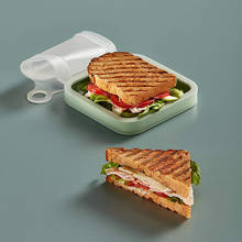 Portátil sanduíche lancheira brinde bento caixa pão bolo recipiente de comida para estudantes escritório trabalhador cozinha lancheira durável 2024 - compre barato