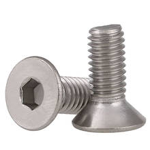 Countersunk Socket Head Screw A2 Stainless Allen Bolts M3 4 2024 - buy cheap