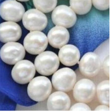 classic8-9mm round south sea white pearl necklace 18INCH 2024 - buy cheap