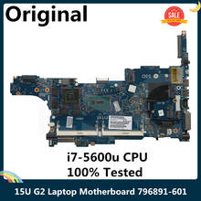 СОП для HP Zbook 15U G2 840 G2 850 G2 материнская плата для ноутбука с SR23V I7-5600u Процессор 796891-601 796891-001 аккумулятор большой емкости 6050A2637901-MB-A02 2024 - купить недорого