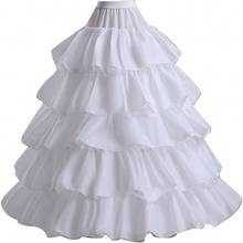 New Arrival Ball gown Wedding petticoat underskirt Lolita skirt Bride Jupon enfant fille Rockabilly jupon mariage With Train 2024 - buy cheap