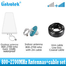 Antena de techo interior y exterior, accesorios para CDMA, GSM, DCS, WCDMA, 3G, 4G, repetidor de altavoz, 800/2700Mhz 2024 - compra barato