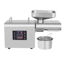 Intelligent Stainless Steel Oil Press Electric Small and Medium-sized Automatic Household and Commercial Hot and Cold Oil Press 2024 - buy cheap