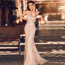 Серен Хилл 2020 Холтер Бисероплетение сексуальное вечернее платье модное роскошное элегантное Русалка Формальное вечернее платье CLA6124 2024 - купить недорого