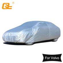 190T universal Full Car Covers Outdoor sun uv protection dust rain snow protective for volvo v70 v60 s40 s60 xc90 xc60 s80 2024 - buy cheap