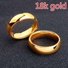 Couple Ring Simple Fashion Style Fine Jewelry Fashion Luxury Golden Engagement Wedding Ring Anniversary Gift Men and Women Ring 2024 - купить недорого