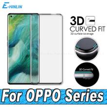 3D Curved Tempered Glass Full Cover Screen Protector Film For OPPO Find X5 X3 X2 Neo Lite Reno7 Reno3 Reno6 Reno5 Z Pro SE Plus 2024 - buy cheap