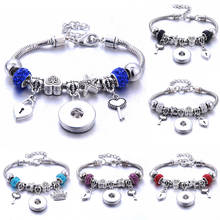 Boom Life Star Snap Jewelry Adjustable Snap Button Bracelet 18mm Metal Snap Button Charms Beaded Bracelet For Women 2024 - buy cheap