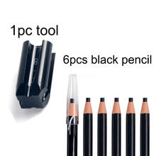 Apontador de lápis de sobrancelha com 4 tipos, ranhura de sobrancelha, ponta afiadora fina, ferramentas para tatuagem, maquiagem permanente 2024 - compre barato