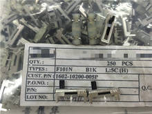 Potenciómetro de deslizamiento recto F101N, 18mm, B1K, B5K, B50K, resistencias variables de fader único, longitud del mango de 5MM, 5 uds. 2024 - compra barato