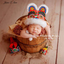 Jane Z Ann  newborn/3 month  Chinese Spring Festival traditional lovely photography Tiger Hat cloth tiger doll combination 2024 - buy cheap