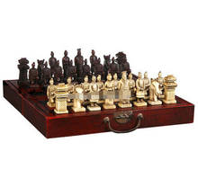 811+++++ hinese 32 pieces chess set/box/Xian Terracota Warrior 2024 - buy cheap