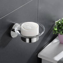 Silver Bathroom Wall Mounted Soap Dish Holder Box Dish Soap Storage Saver Shower Tray Bathroom Accessories 2024 - buy cheap