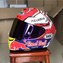 Casco profesional X14 Marquez Red Ant Bull, protector De cara completa para Motocicleta De carreras 2024 - compra barato
