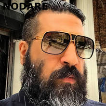 NODARE-gafas de sol clásicas de marca de lujo para hombre y mujer, lentes de sol de diseñador con montura grande, Vintage, grandmaster, UV400, 2020 2024 - compra barato